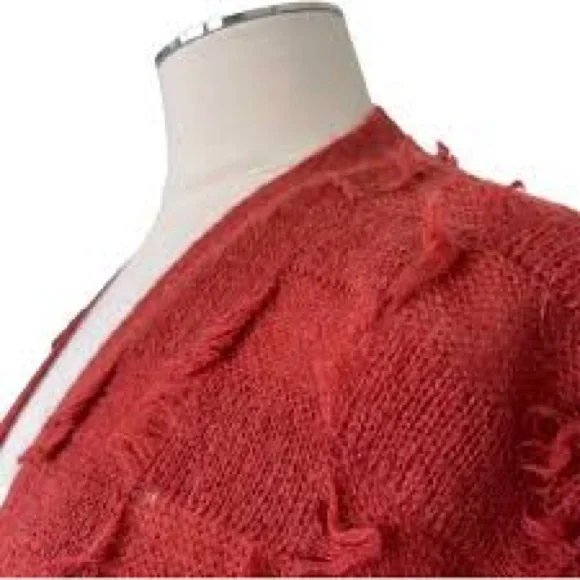 Maeve by Anthropologie Janis Fringed Checkered Cardigan - Picture 5 of 7